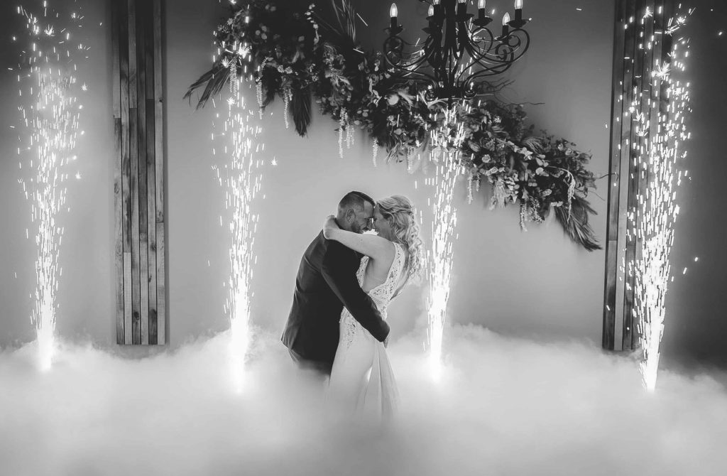 Wedding Fireworks and Dry Ice