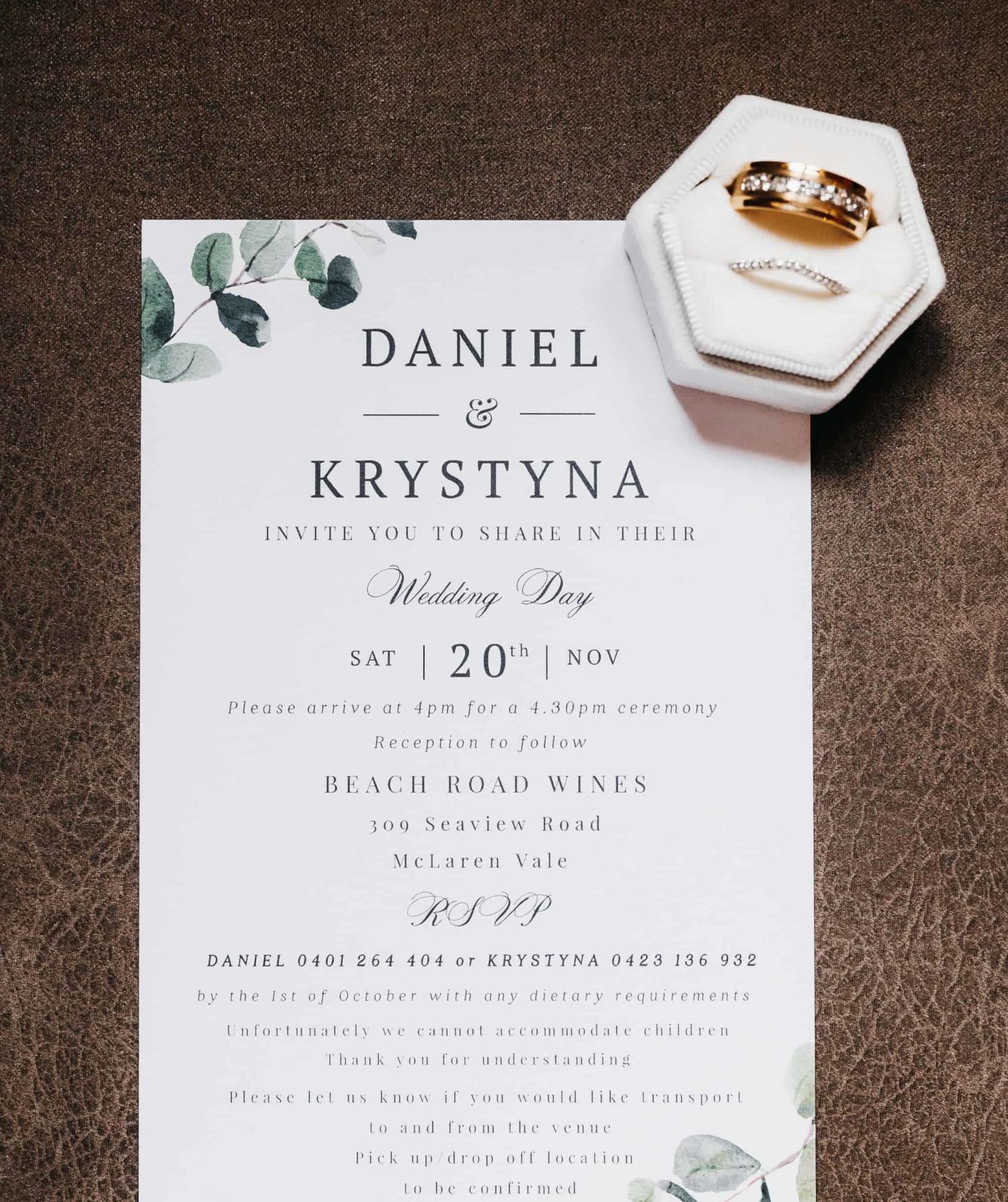 Wedding invitation